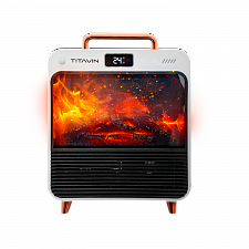 Обогреватель для дома, тепловентилятор напольный с пультом 1500 Вт TITAVIN TI-PFH002